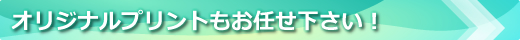 オリジナルプリントもお任せ下さい！